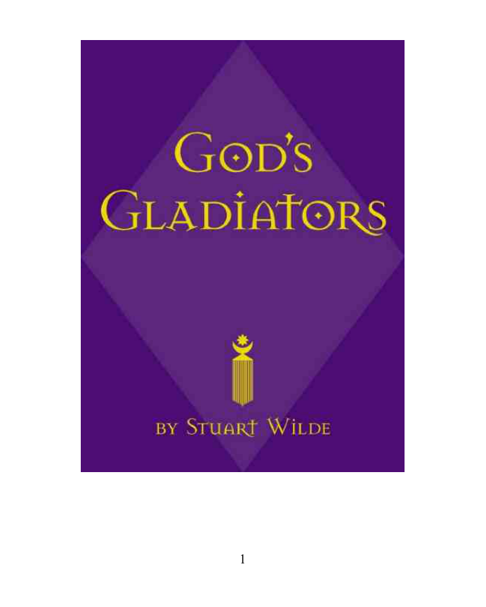 Stuart Wilde - God's Gladiators cover