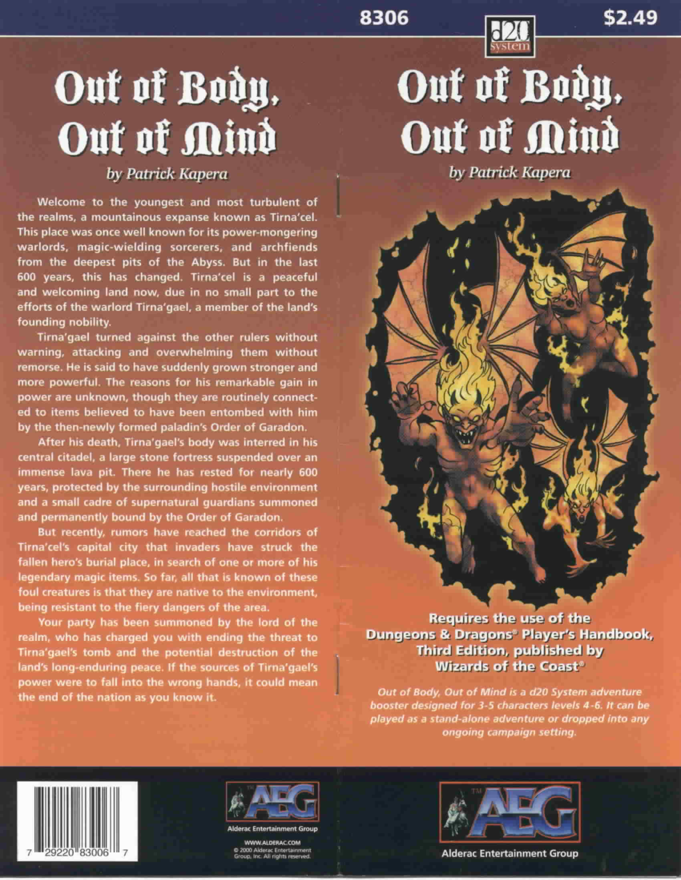 Out of Body, Out of Mind cover