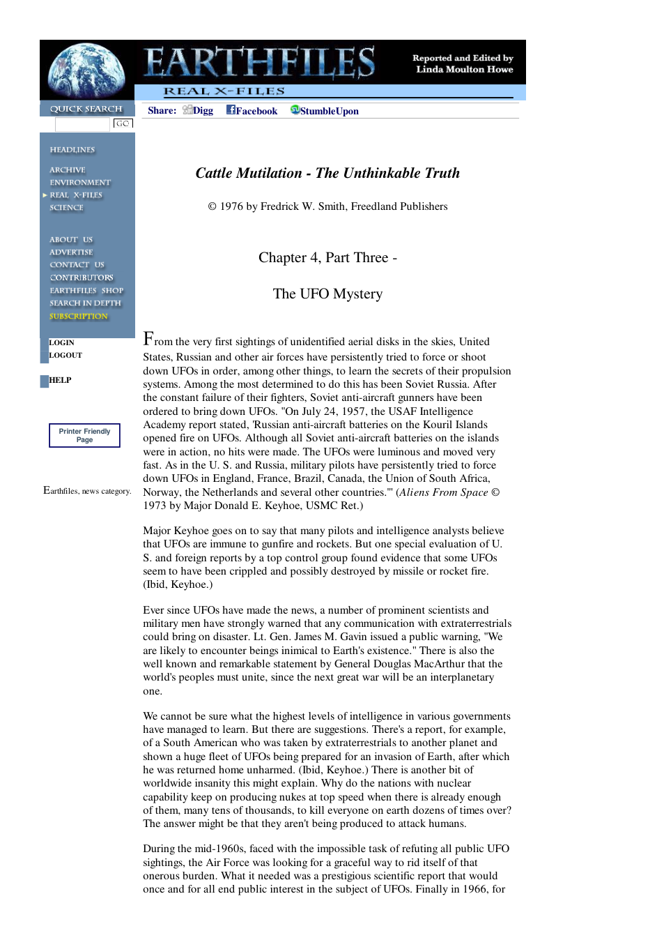 04 06 2003 Cattle Mutilation - The Unthinkable Truth, Chapter 4, Part Three cover