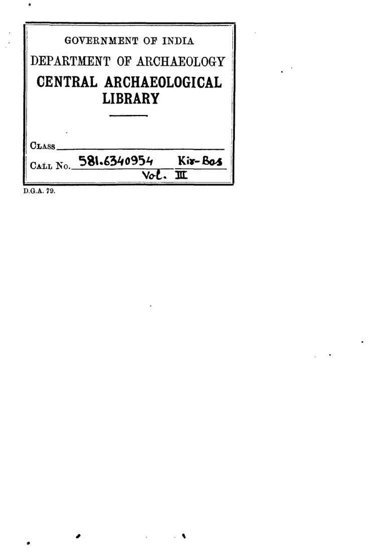 Indian medicinal plants Vol 3 - K. R. Kirtikar (1918) cover