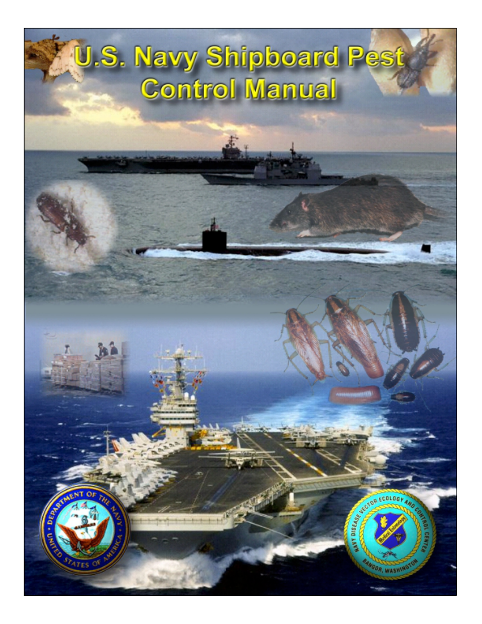 NAVY Shipboard Pest Control 2000 170 pages cover
