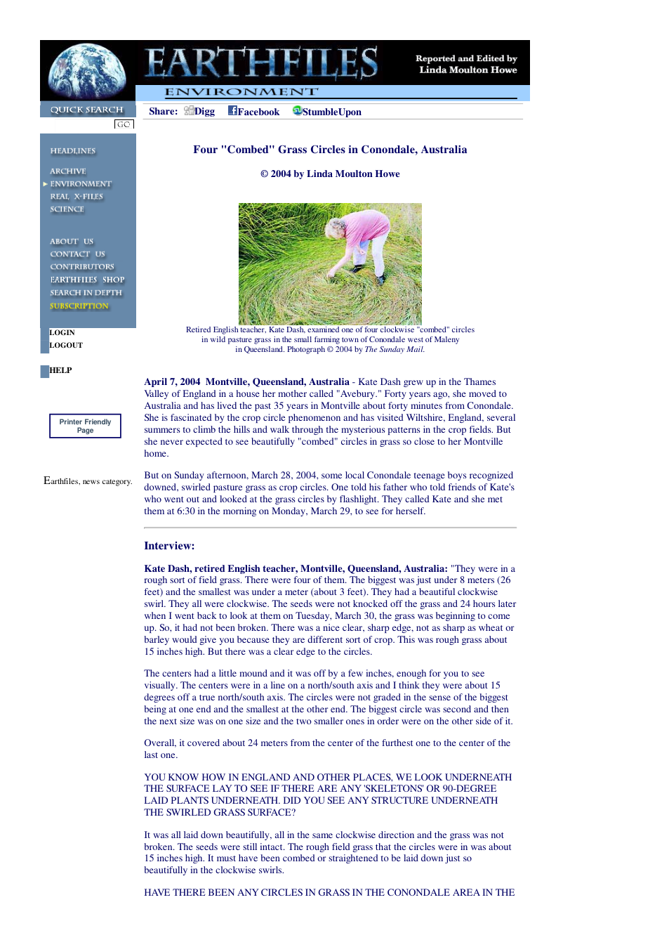 04 07 2004 Four Combed Grass Circles in Conondale, Australia cover