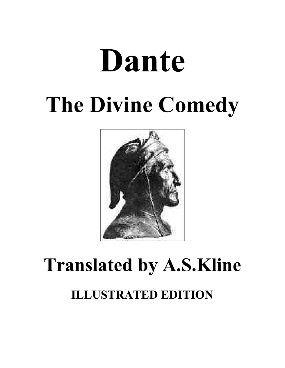 Divine Comedy - Dante Alighieri - Illustrated cover