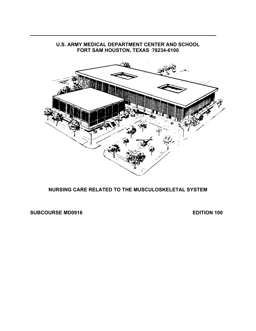 ARMY Nursing - Related to Musculoskeletal Sys. 71 pages cover