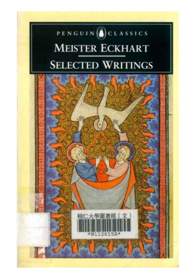 Meister Eckhart Selected Writings [OCR] cover