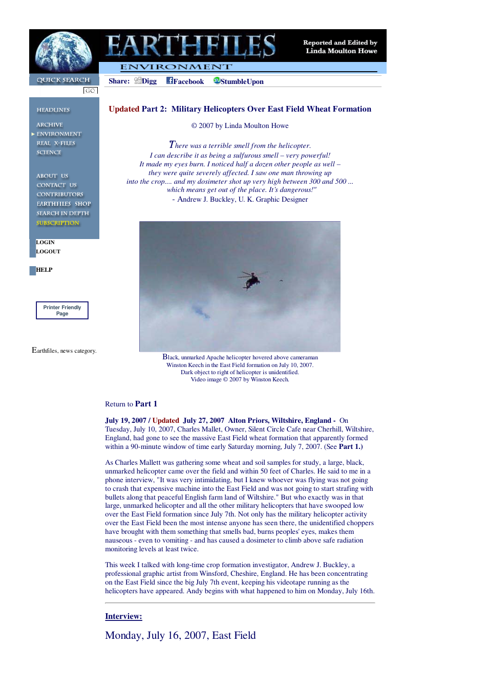 07 27 2007 Updated Part 2 Military Helicopters Over East Field Wheat Formation cover