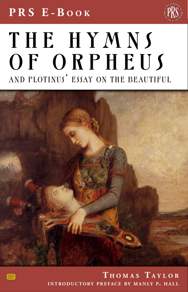 The Hymns of Orpheus and Plotinus' Essay on the Beautiful cover