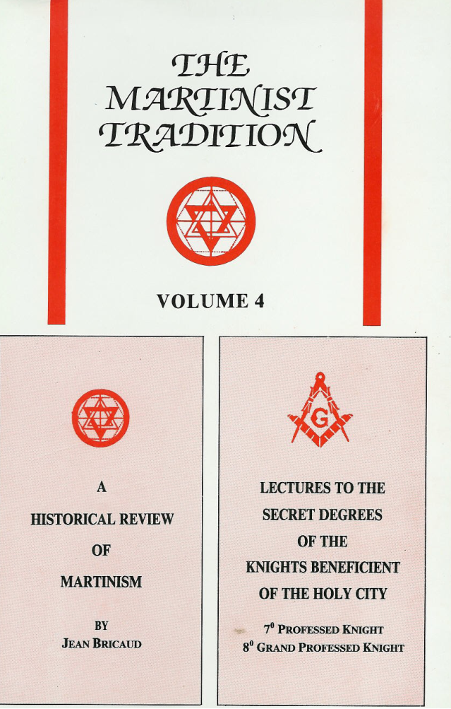 Martinist Tradition-vol 4 cover