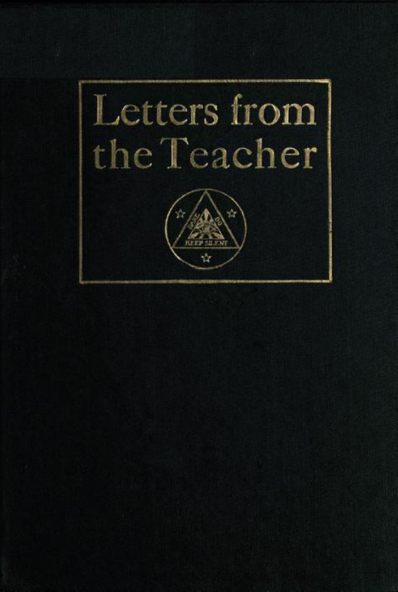 Letters from the Teacher - F Homer Curtiss cover