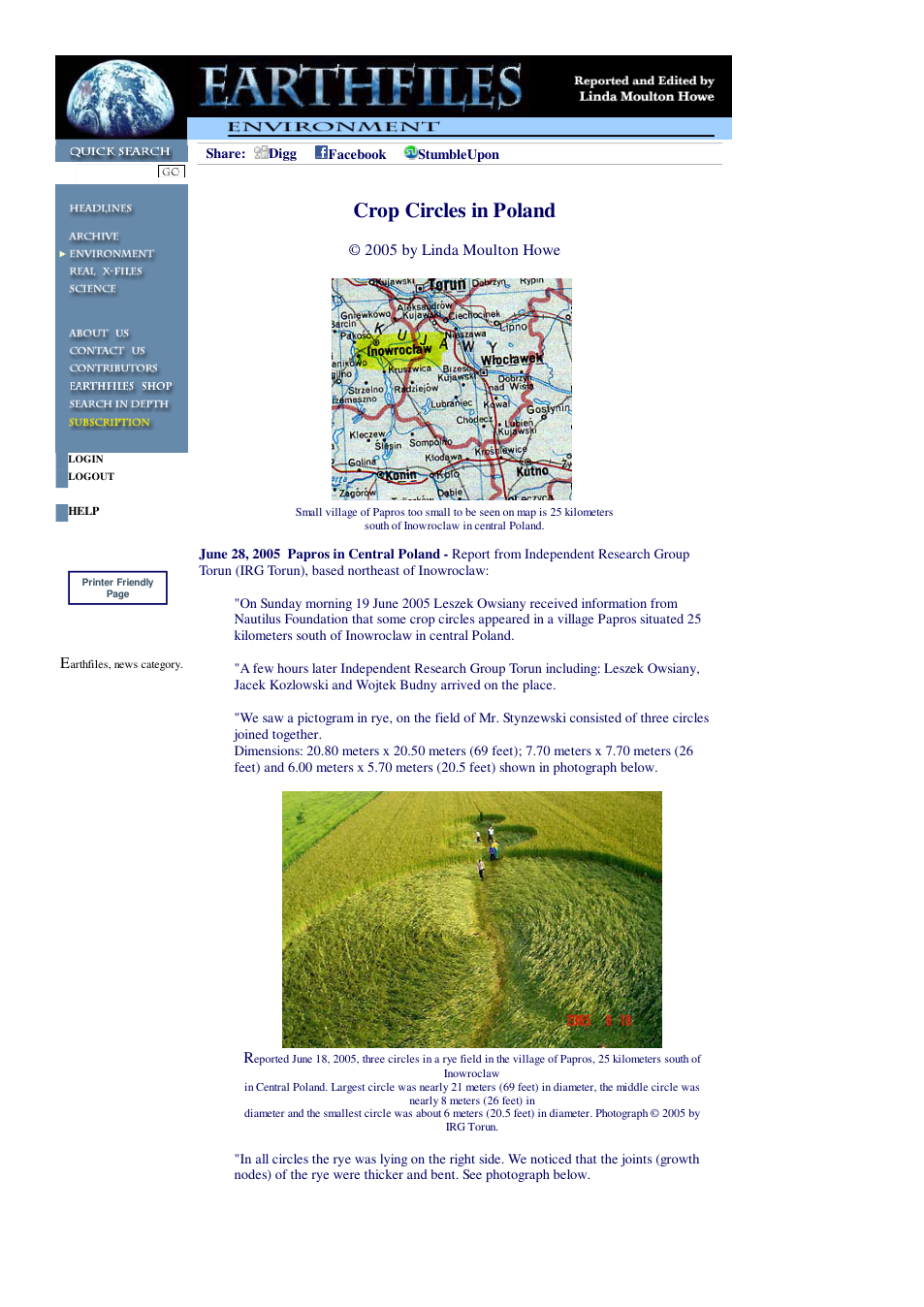 06 28 2005 Crop Circles in Poland cover