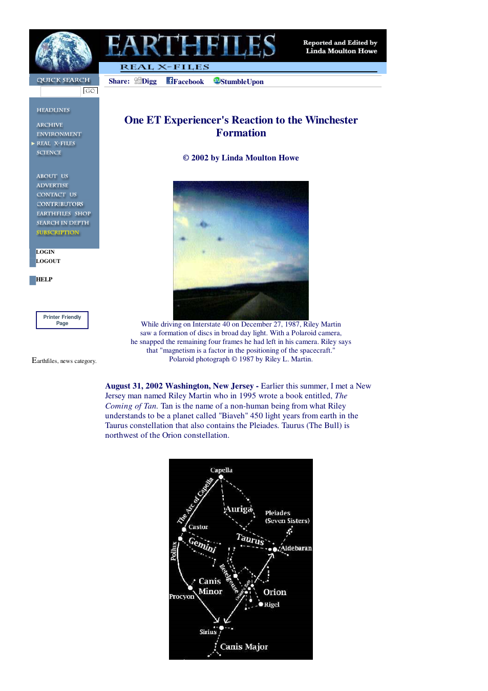 08 31 2002 One ET Experiencers Reaction to the Winchester Formation cover