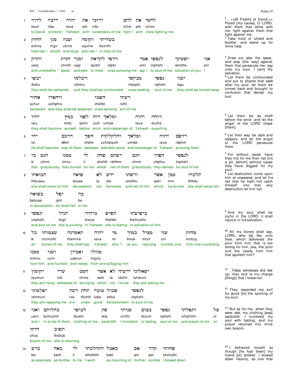 19035-The Book Of Psalms Chapter-035 cover