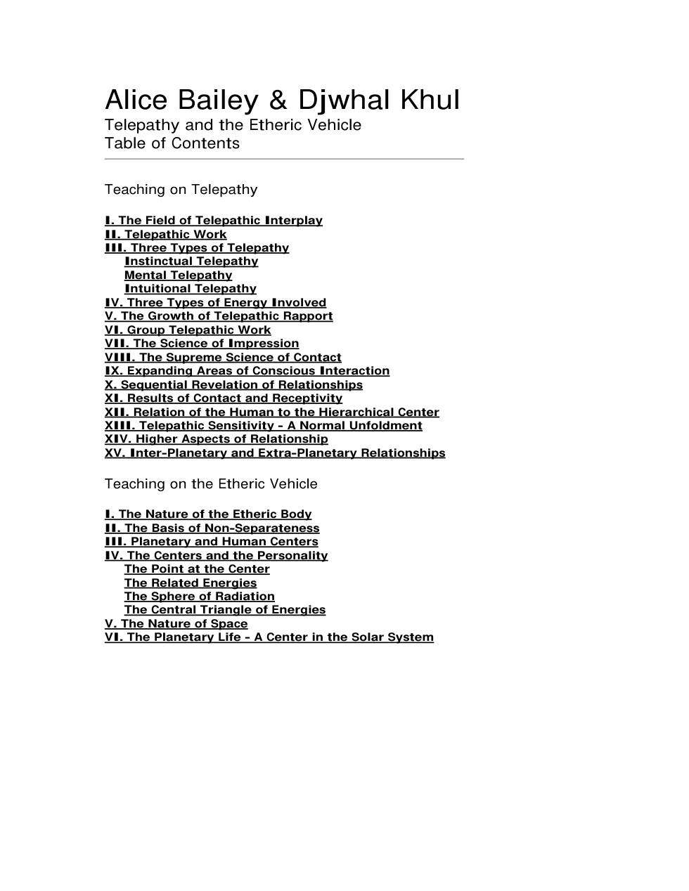 Telepathy And The Etheric Vehicle cover