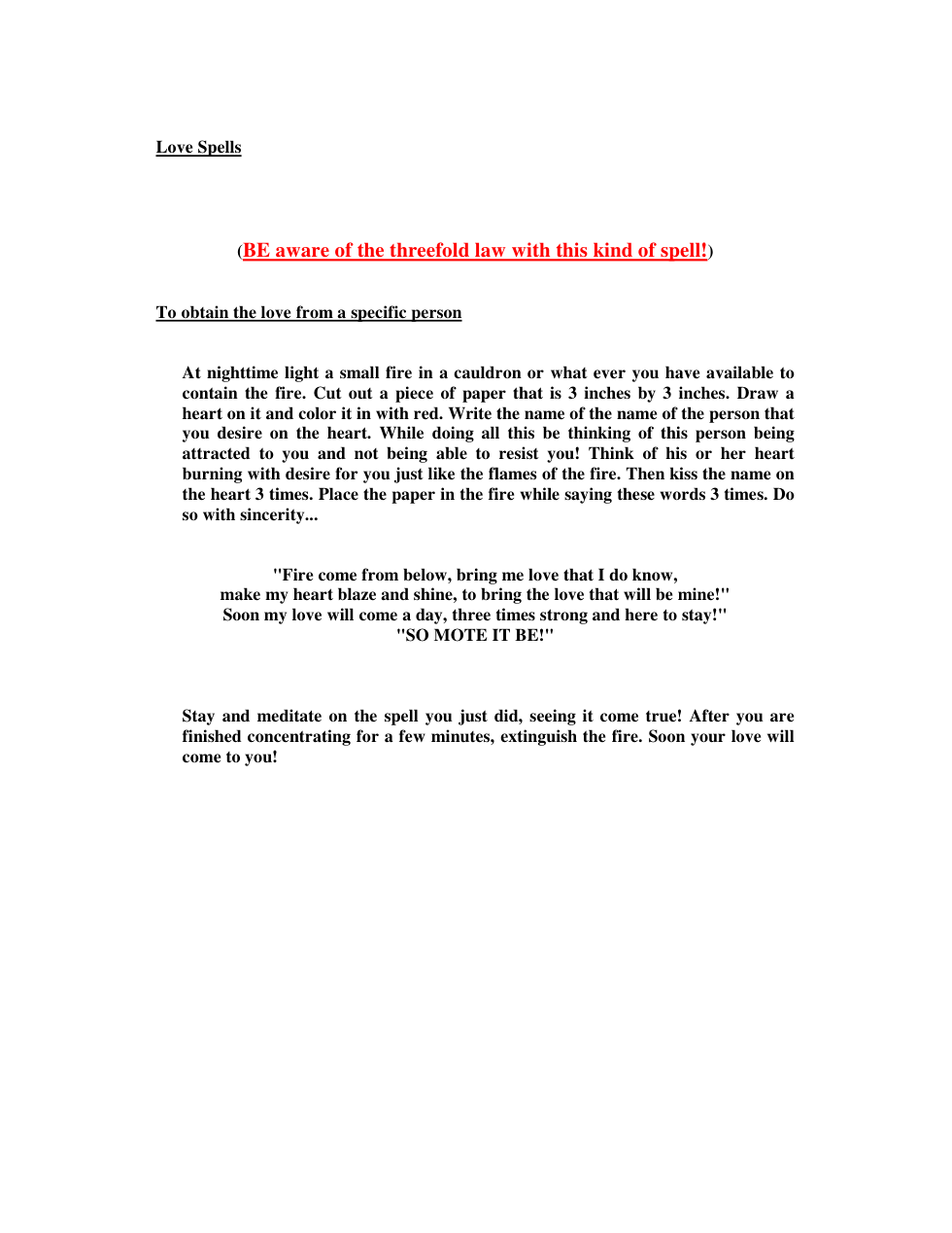 Occult Wiccan Spells cover