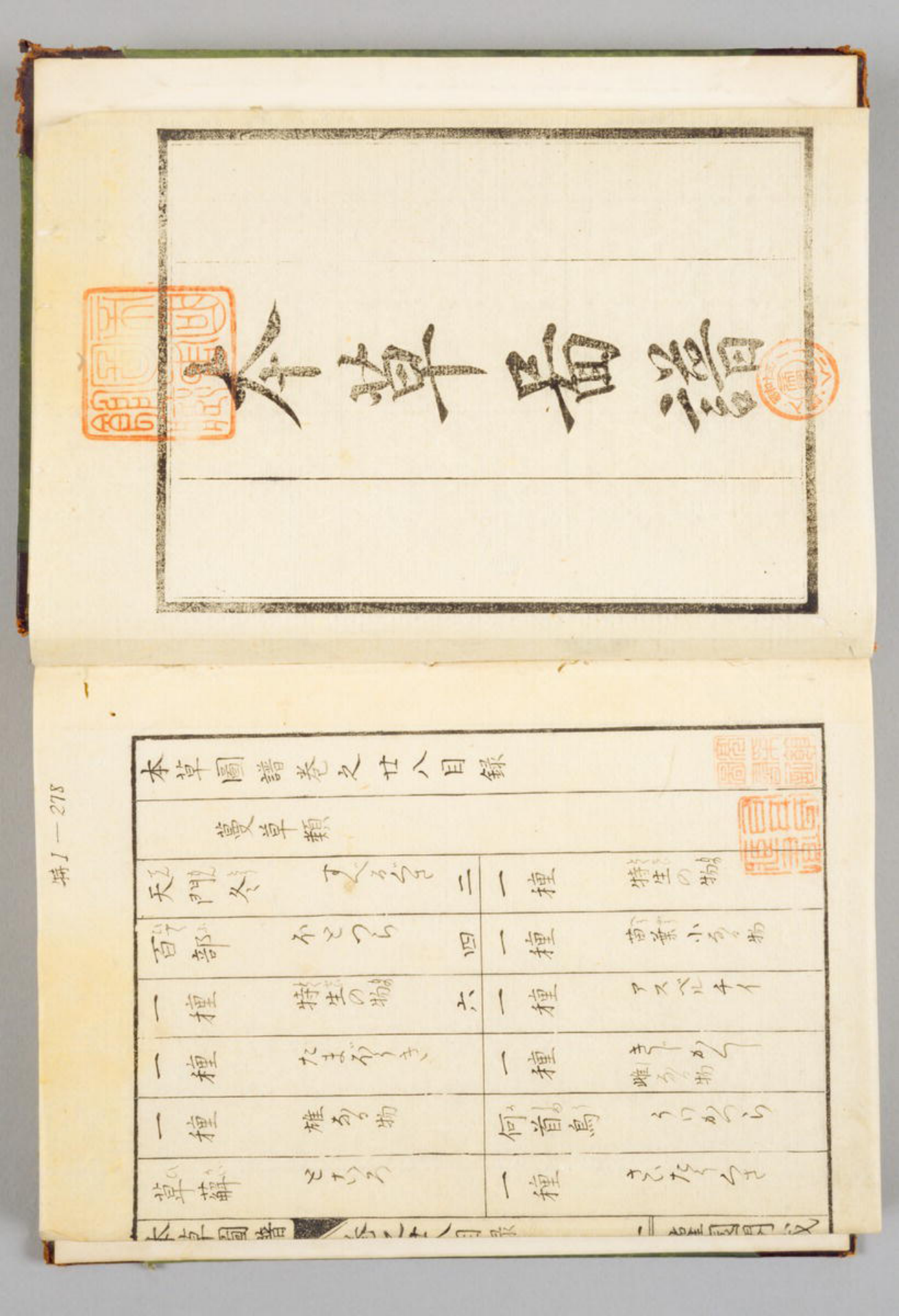 Illustrated Manual of Medical Plants Vol 4 - Iwasaki, Kanʼen c.1840 cover