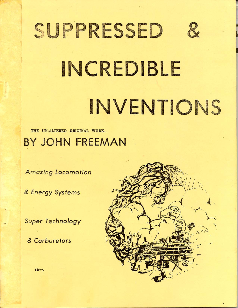 Suppressed And Incredible Inventions cover