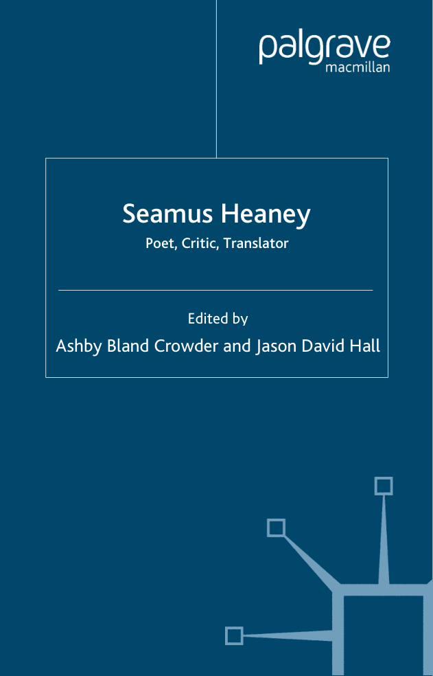Seamus Heaney - Poet, Critic, Translator cover