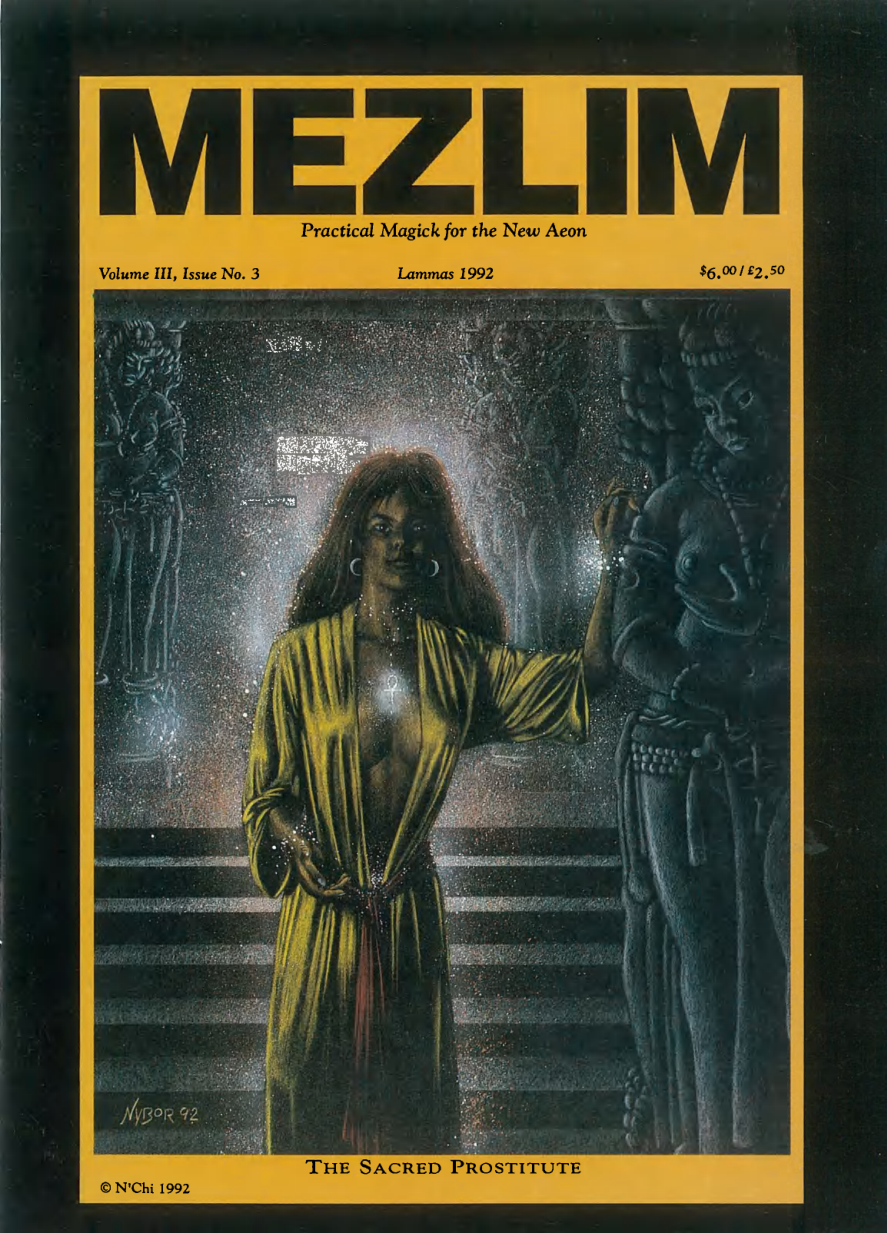 [Vol.3,No.3] Mezlim - Lammas 1992 cover