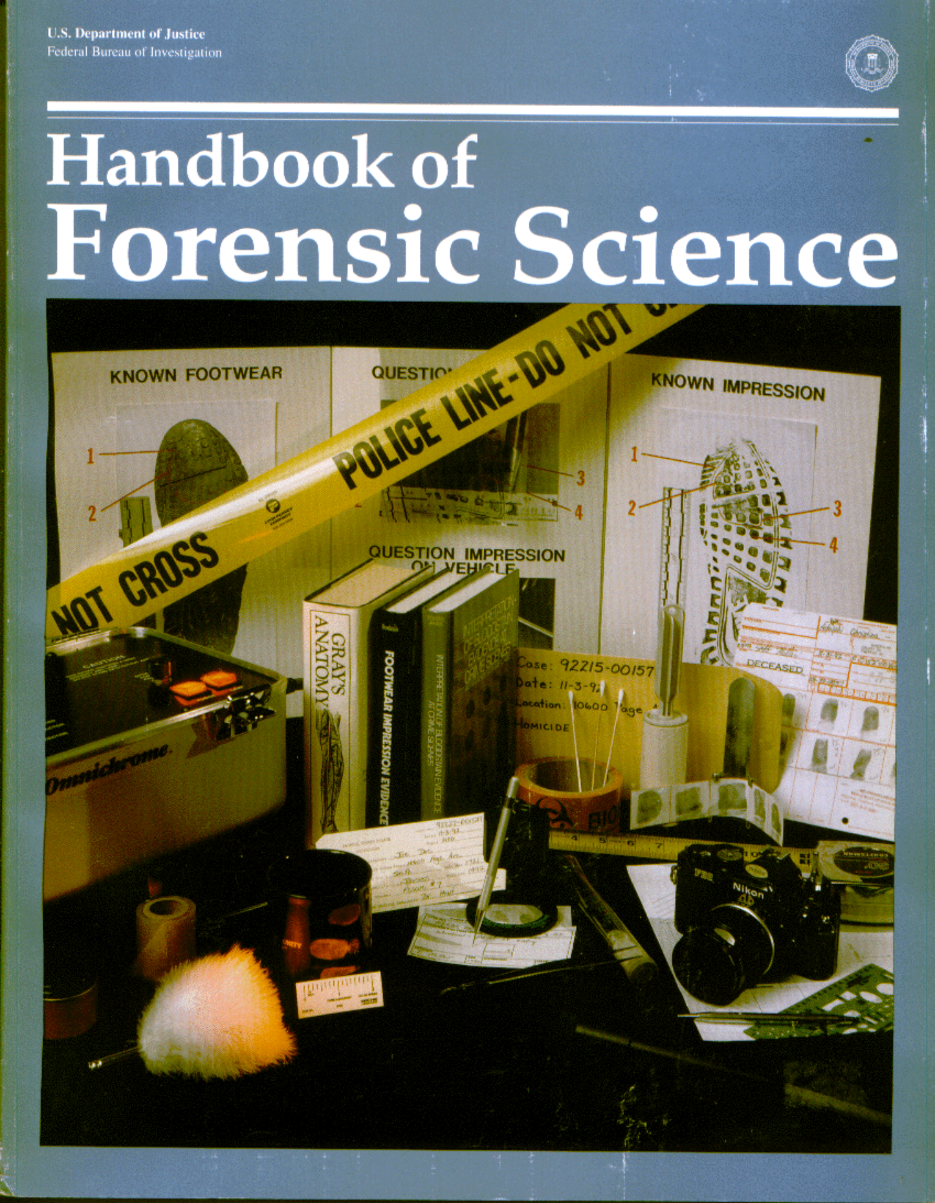 U.S. Department of Justice - FBI - Handbook of Forensic Science cover