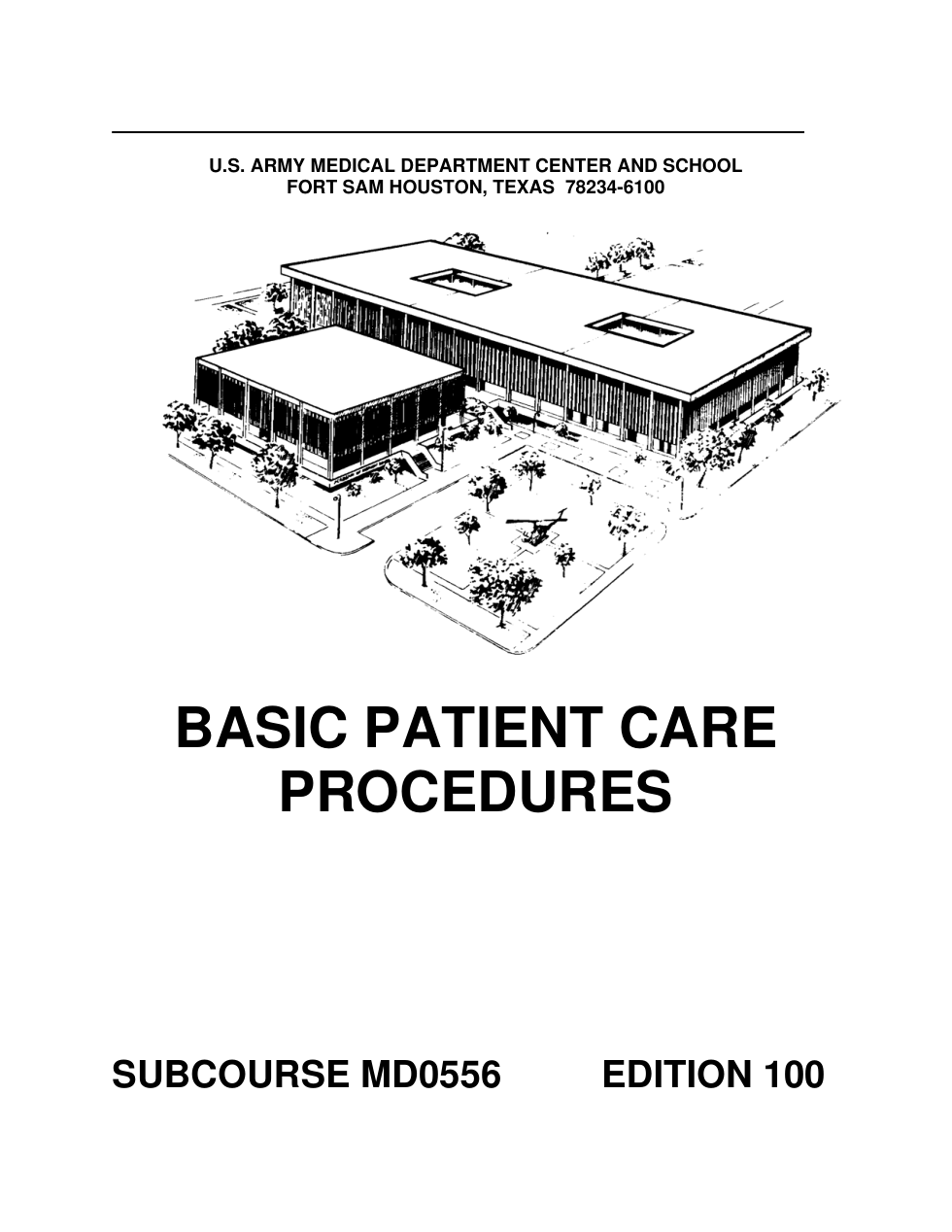 ARMY Medical - Basic Patient Care Procedures 122 pages cover