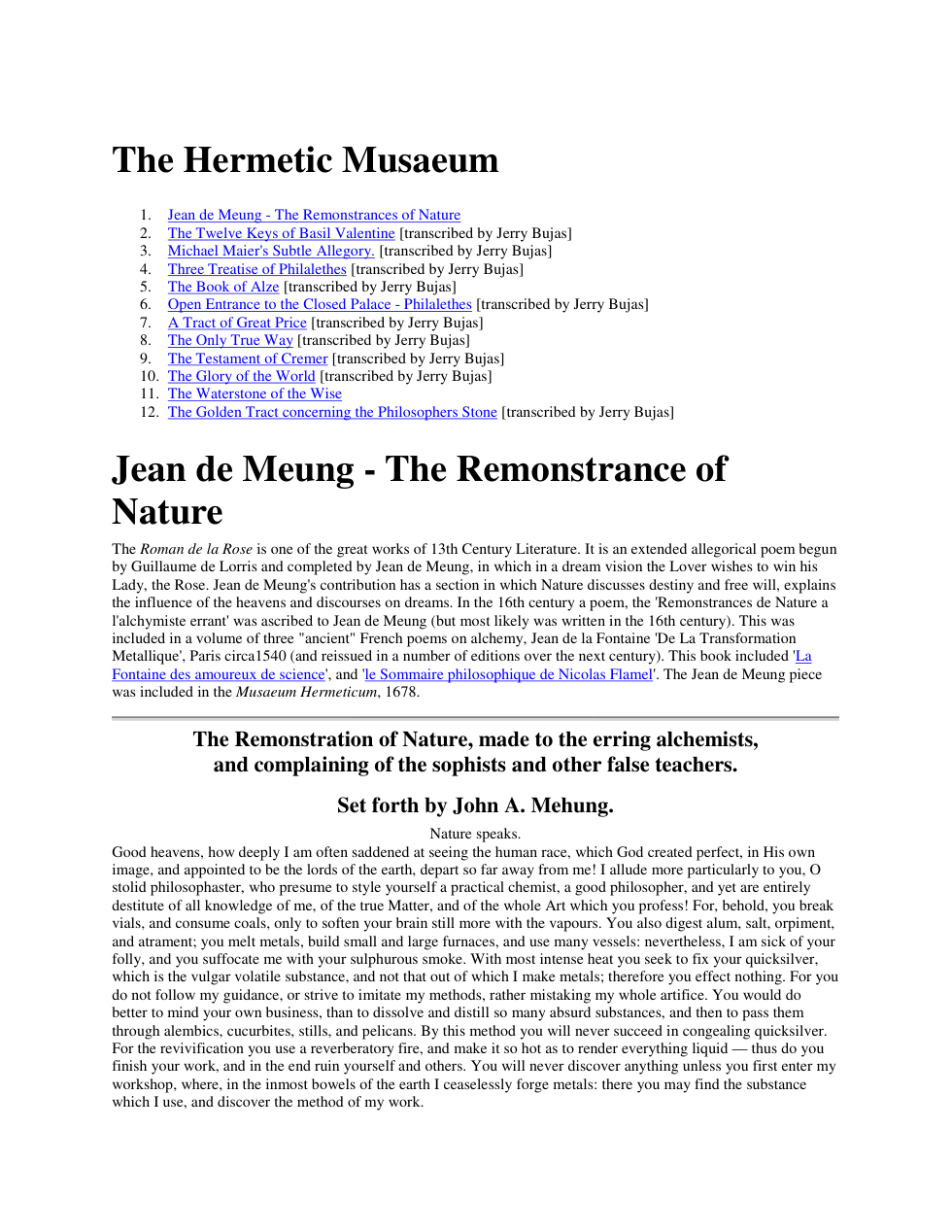 Texts from the Musaeum Hermeticum cover