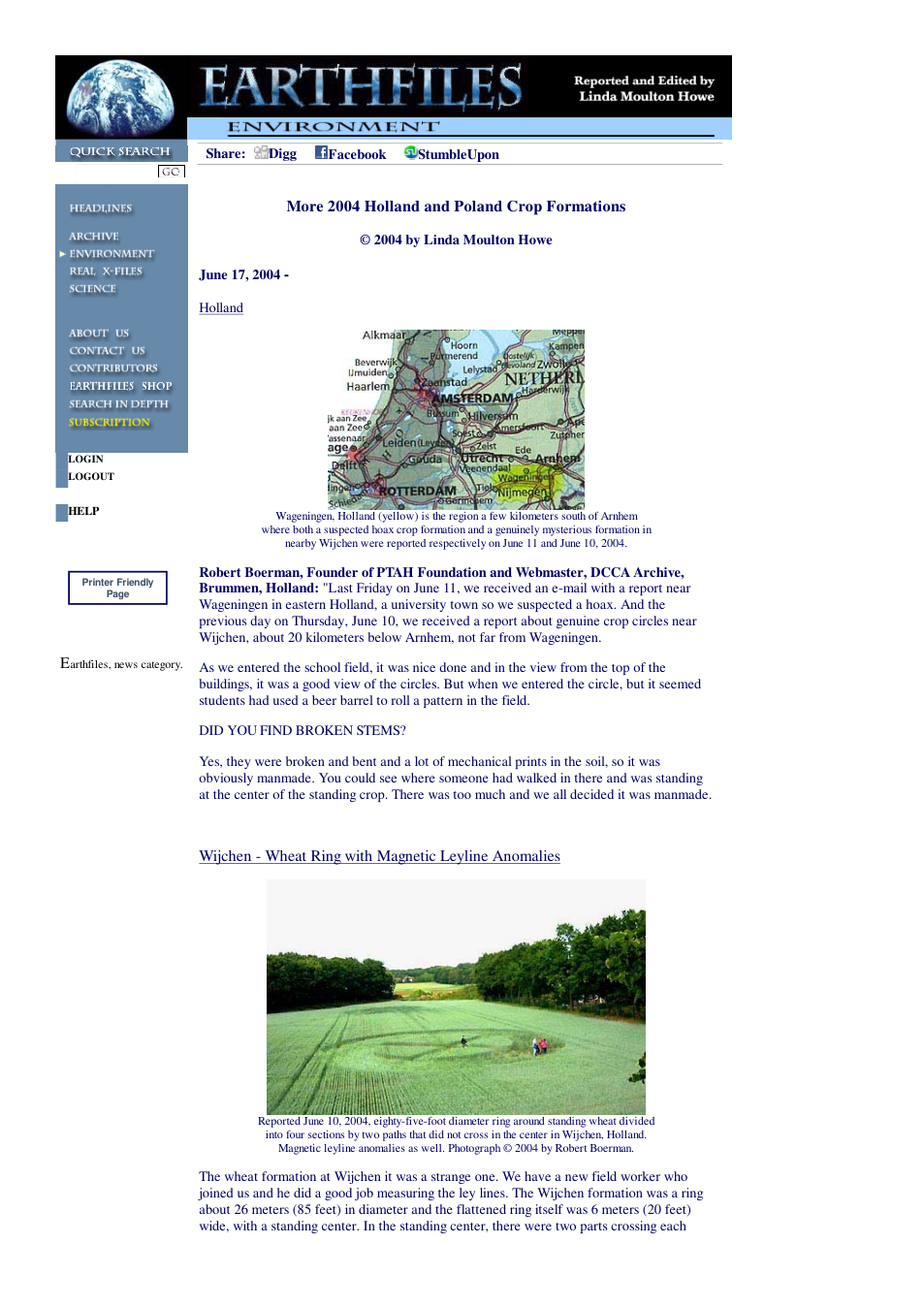 06 17 2004 More 2004 Holland and Poland Crop Formations cover