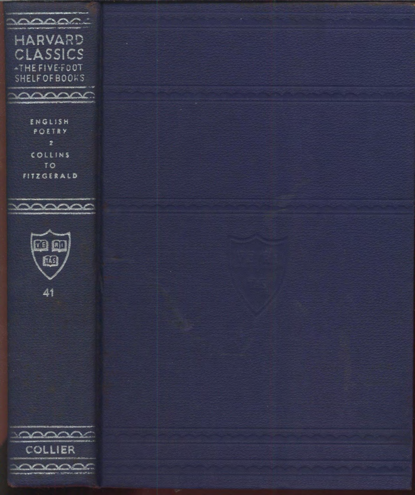 English Poetry, Volume 2 - From Collins to Fitzgerald cover