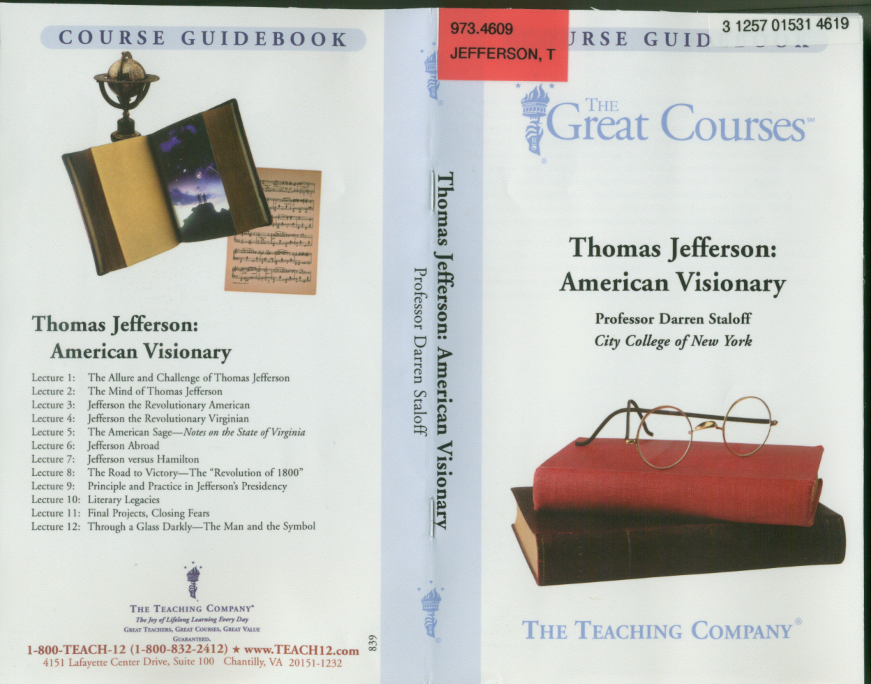 Thomas Jefferson - American Visionary cover