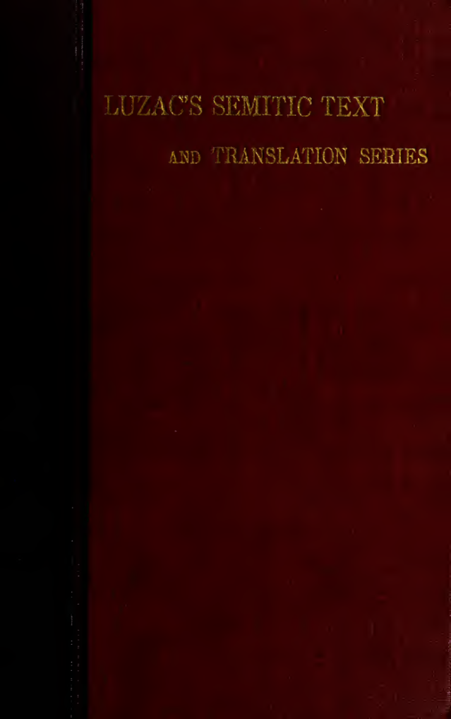 The Devils & Evil Spirits of Babylonia, Volume 2 - R C Thompson (1903) cover