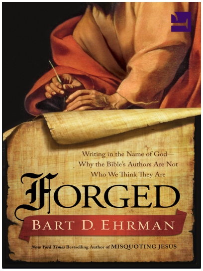 Bart Ehrman - Forged cover