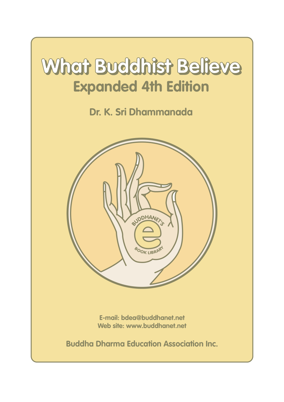 What Buddhists Believe cover