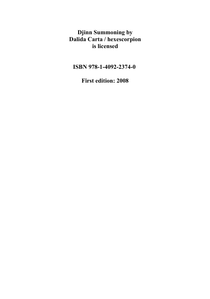Djinn Summoning cover