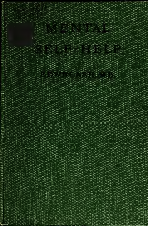 Mental Self-Help - E Ash (1920) cover