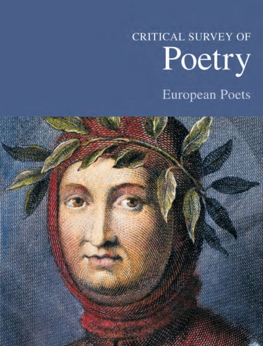 Critical Survey of Poetry - European Poets cover