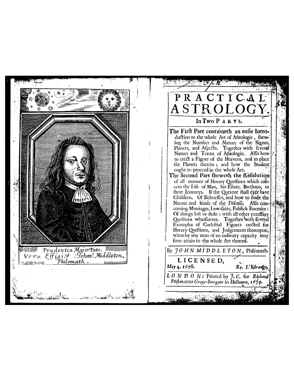Middleton, John - 1679 - Practical Astrology cover