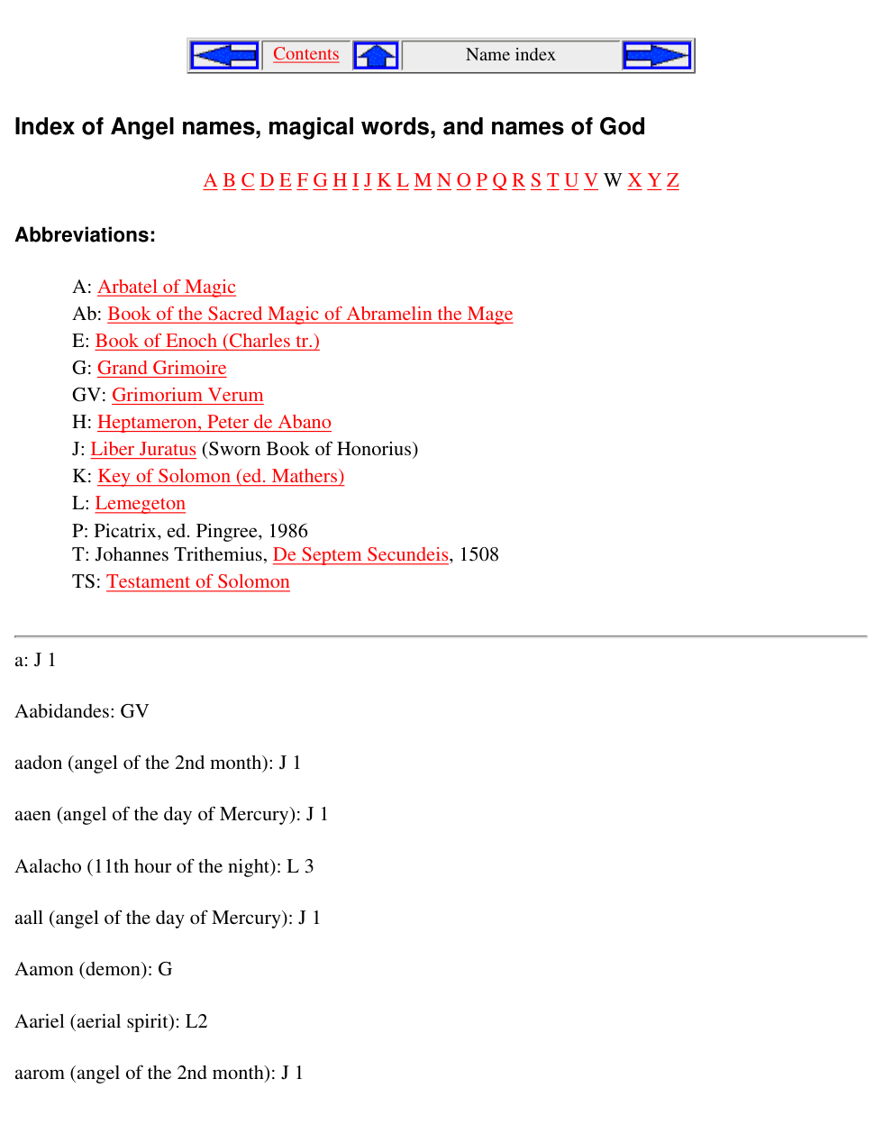 Angels names cover