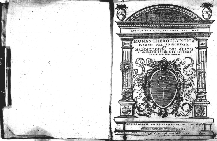 John Dee - Monas Hieroglyphica cover