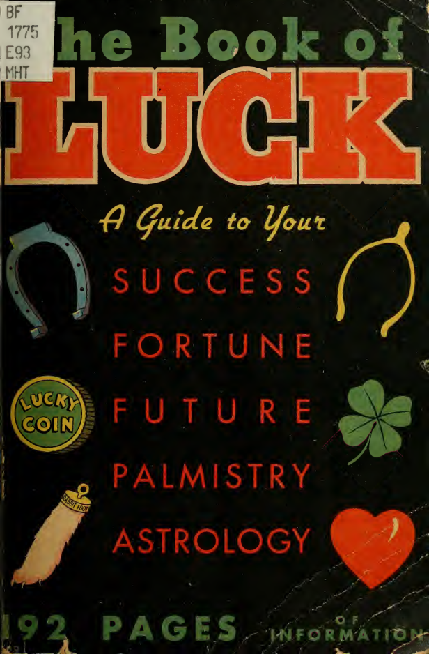 Everybody's book of luck 1900 cover