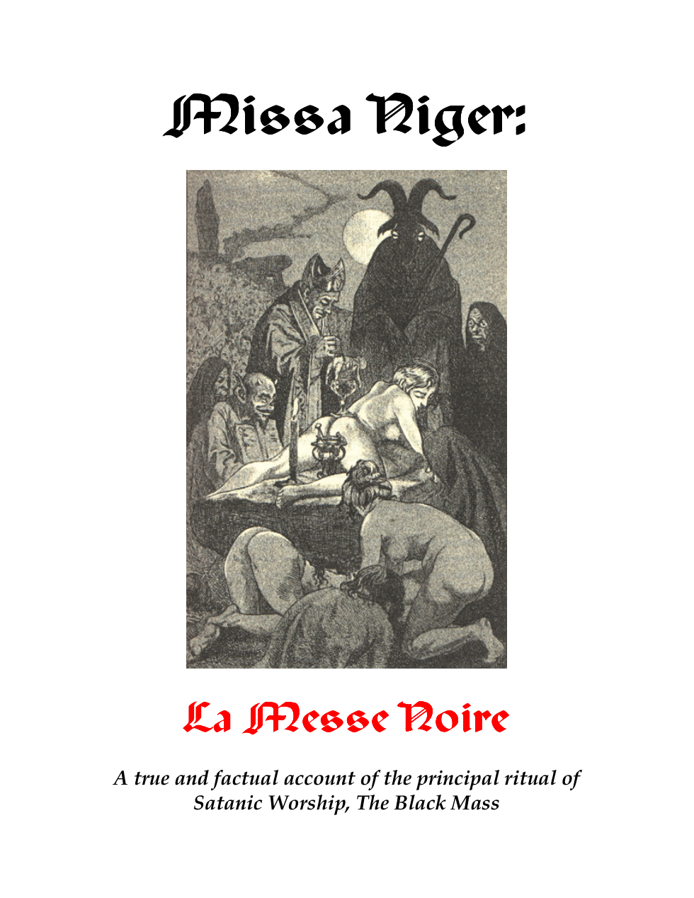 Missa Niger cover
