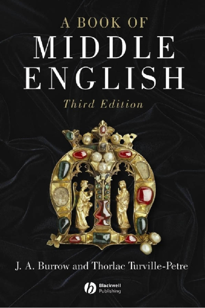 J. A. Burrow, Thorlac Turville-Petre - A Book of Middle English (3rd Edition) (Retail) cover