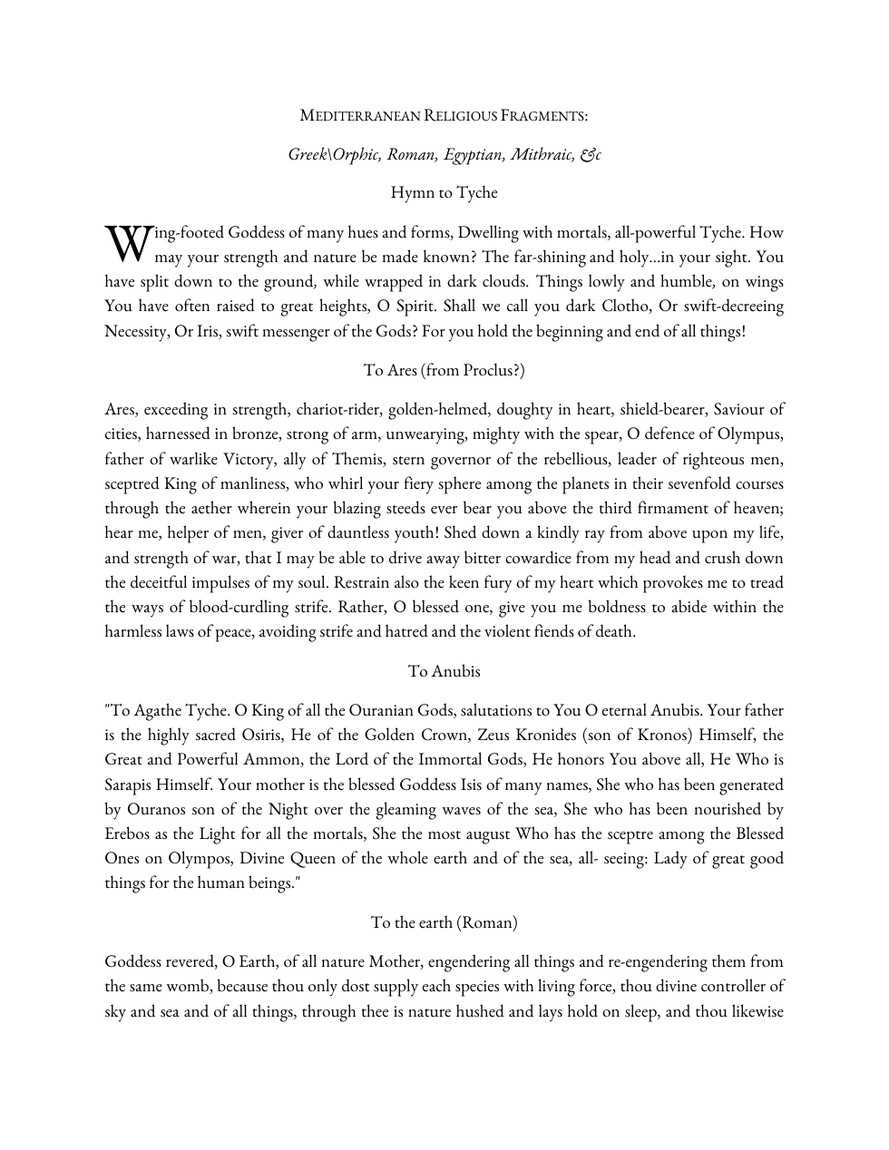 Pagan-hymns-and-fragments cover