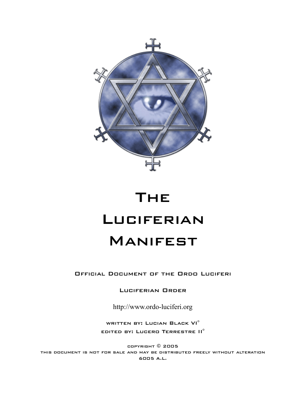 Luciferian Manifest cover