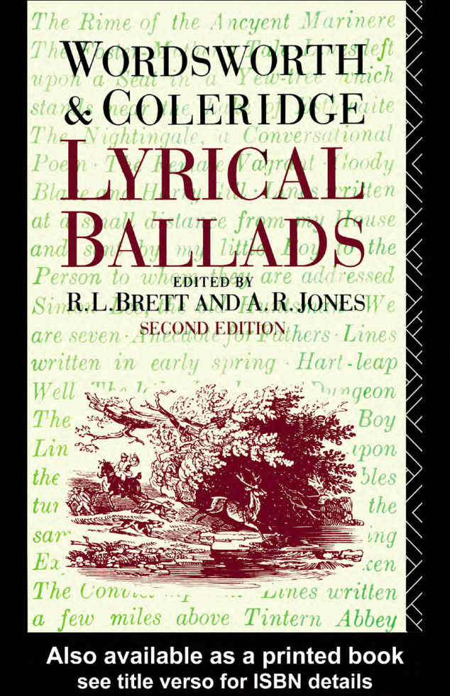 Lyrical Ballads William Wordsworth and S. T. Coleridge cover