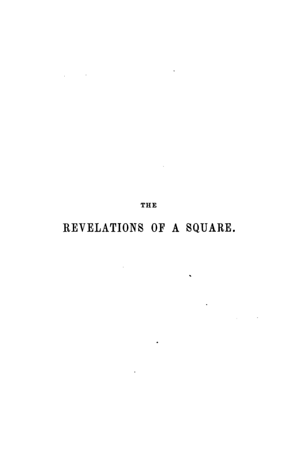 The Revelations of a Square - G. Oliver cover