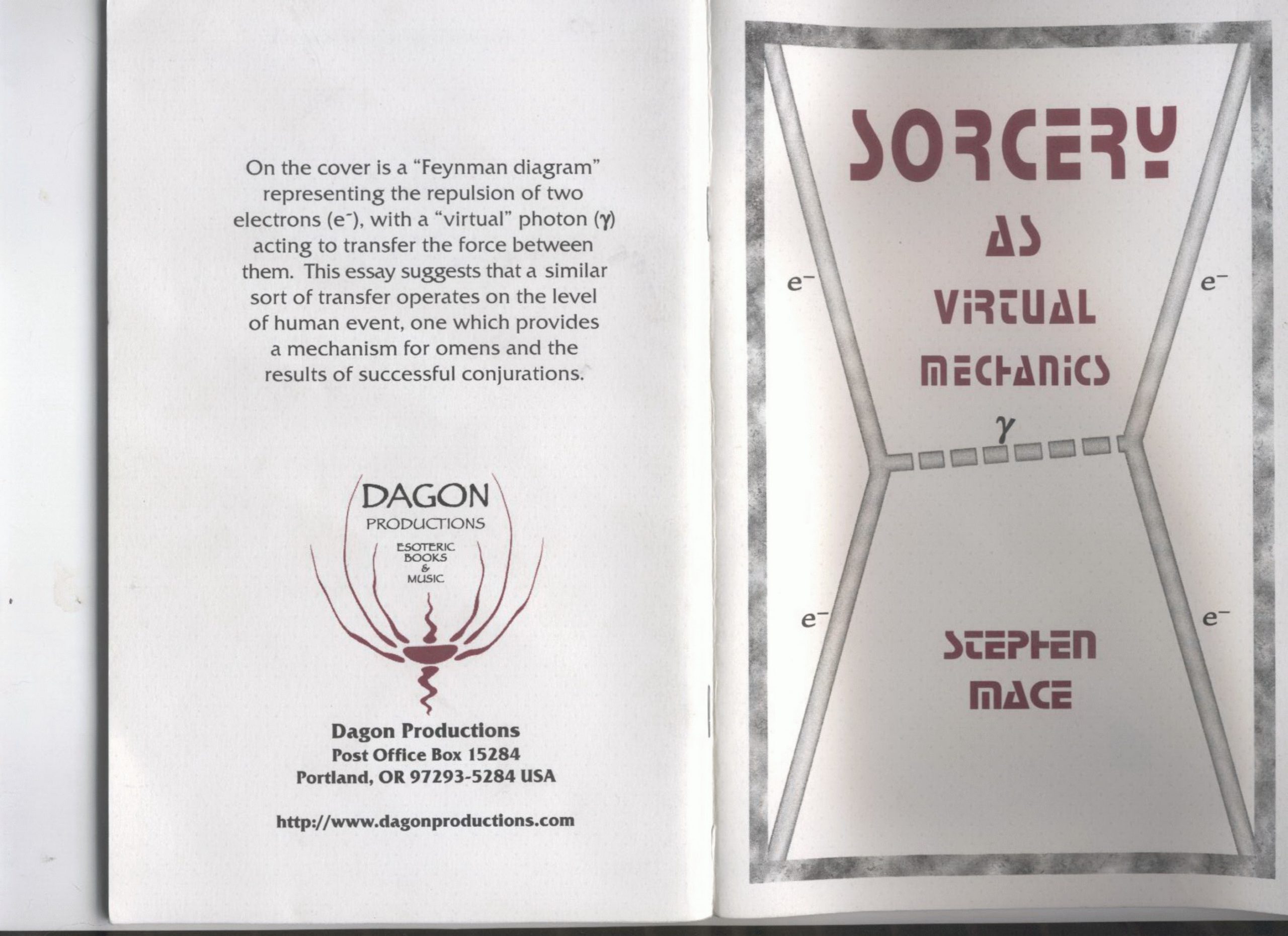 Stephen Mace - Sorcery as Virtual Mechanics cover