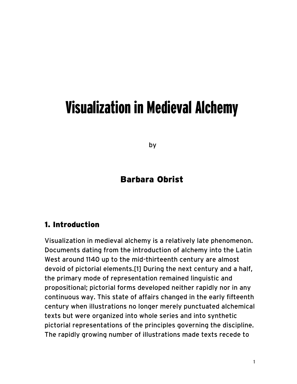 Visualization In Medieval Alchemy cover