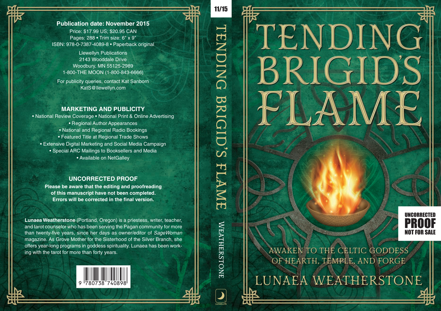 Tending Brigids Flame - Lunaea Weatherstone cover