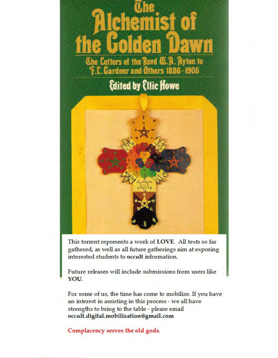 Ellic Howe - The Alchemist of the Golden Dawn cover