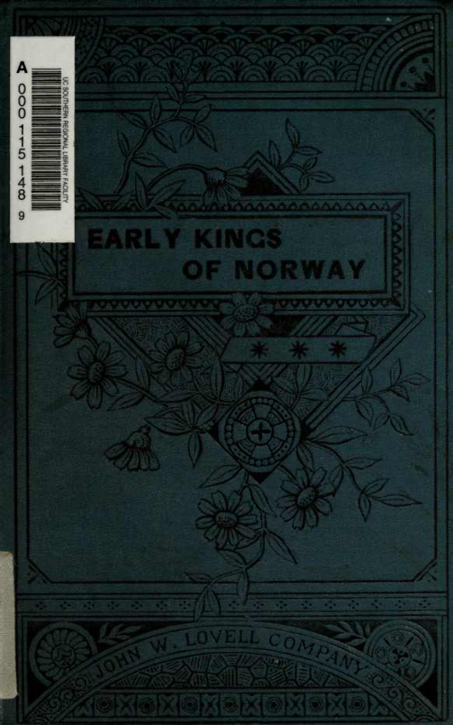 Thomas Carlyle - Early Kings of Norway cover