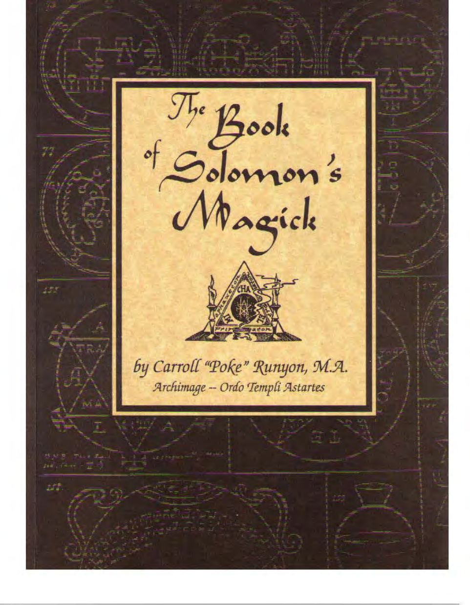 Poke Runyon - Book Of Solomon's Magick cover